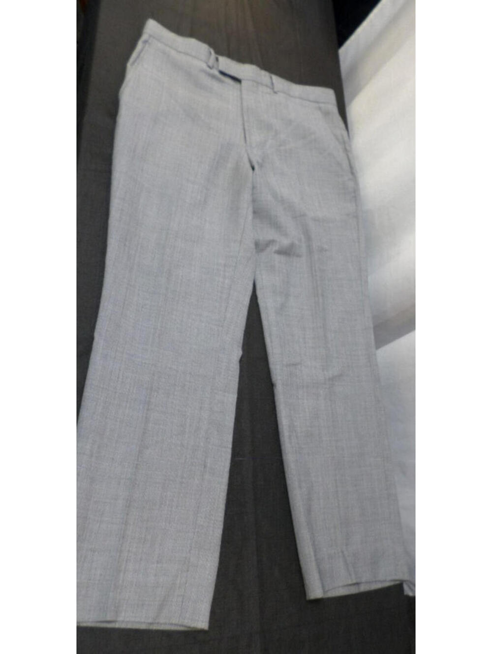 DESIGNER KENNETH COLE NEW YORK CASUAL WORK DRESS GRAY SLACKS PANTS SIZE 34Wx32L